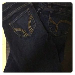 Hollister jeans & another pair: butt shaping jeans